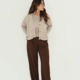 Mara Brown Tencel Trousers