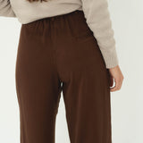 Mara Brown Tencel Trousers