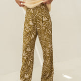 Mara Print Frilled Trousers