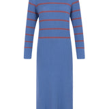 Victoria Blue Knit Dress