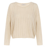 Sofie Beige Linen Sweater
