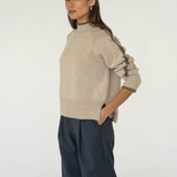 Agnes Beige Sweater - Näz - Sustainable Fashion Made in Portugal