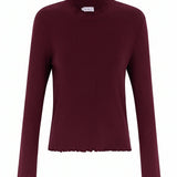 Ava Bordeaux Turtleneck - Näz-Sustainable Fashion Made in Portugal