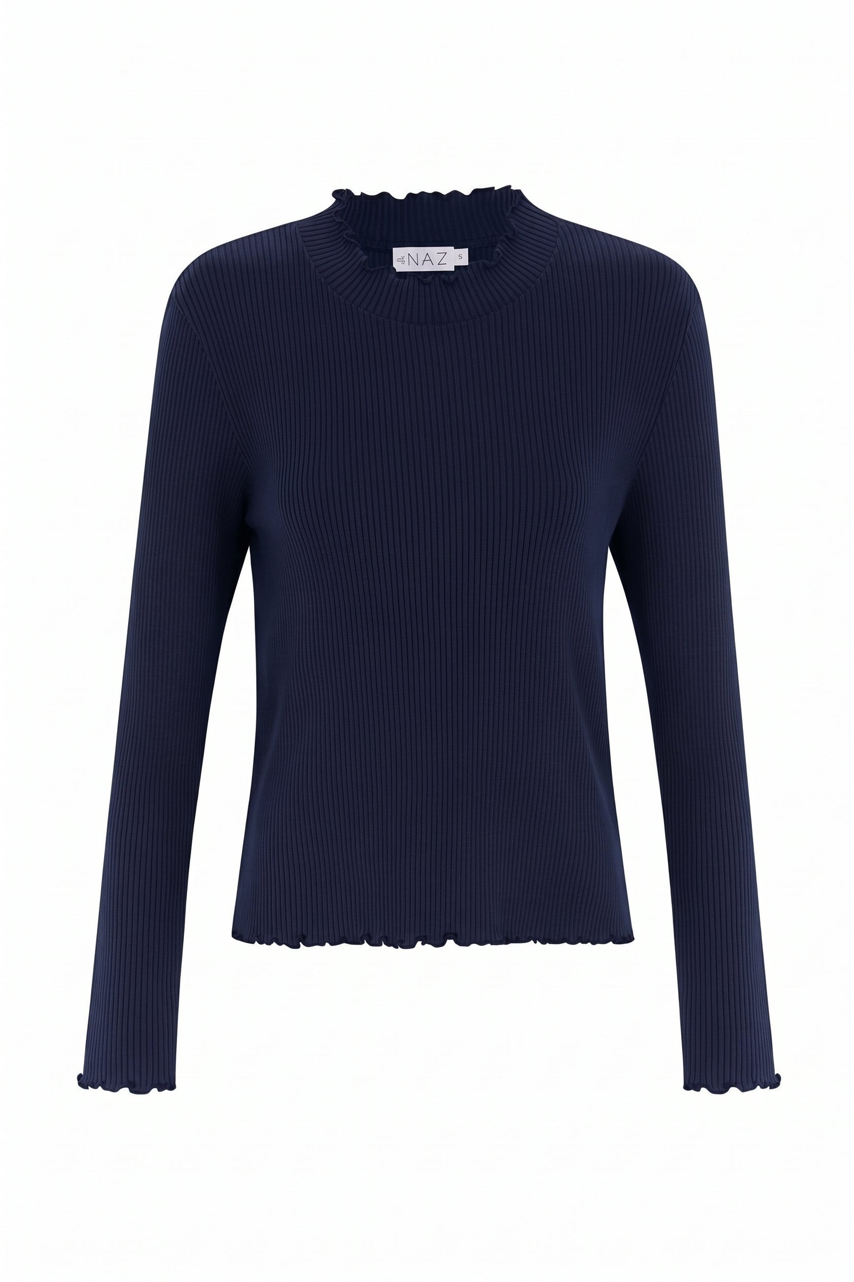 Ava Navy Turtleneck - Näz-Sustainable Fashion Made in Portugal