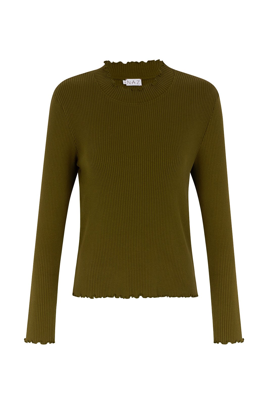 Ava Olive Turtleneck - Näz - Sustainable Fashion Made in Portugal