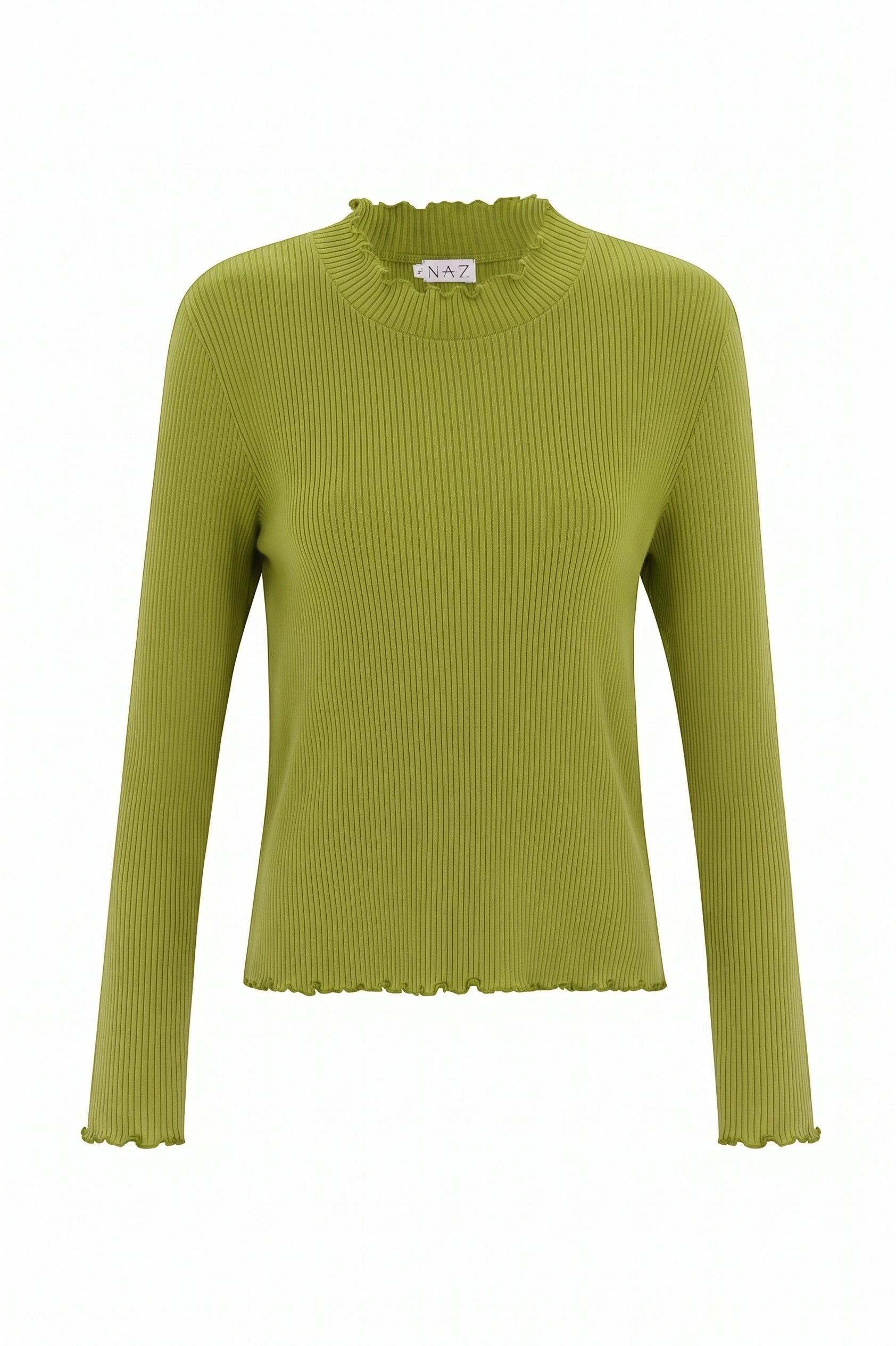 Ava Pistachio Turtleneck - Näz-Sustainable Fashion Made in Portugal
