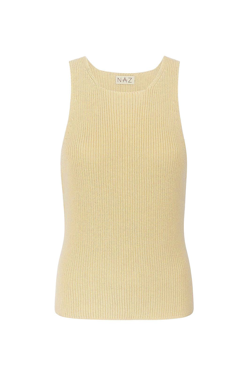 Claire Yellow Cotton Top - Näz - Sustainable Fashion Made in Portugal
