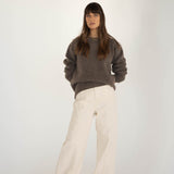 Claudia Alpaca Brown Jumper - Näz - Sustainable Fashion Made in Portugal