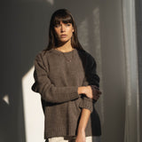 Claudia Alpaca Brown Jumper - Näz - Sustainable Fashion Made in Portugal