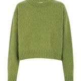 Claudia Alpaca Pistachio Crewneck - Näz - Sustainable Fashion Made in Portugal