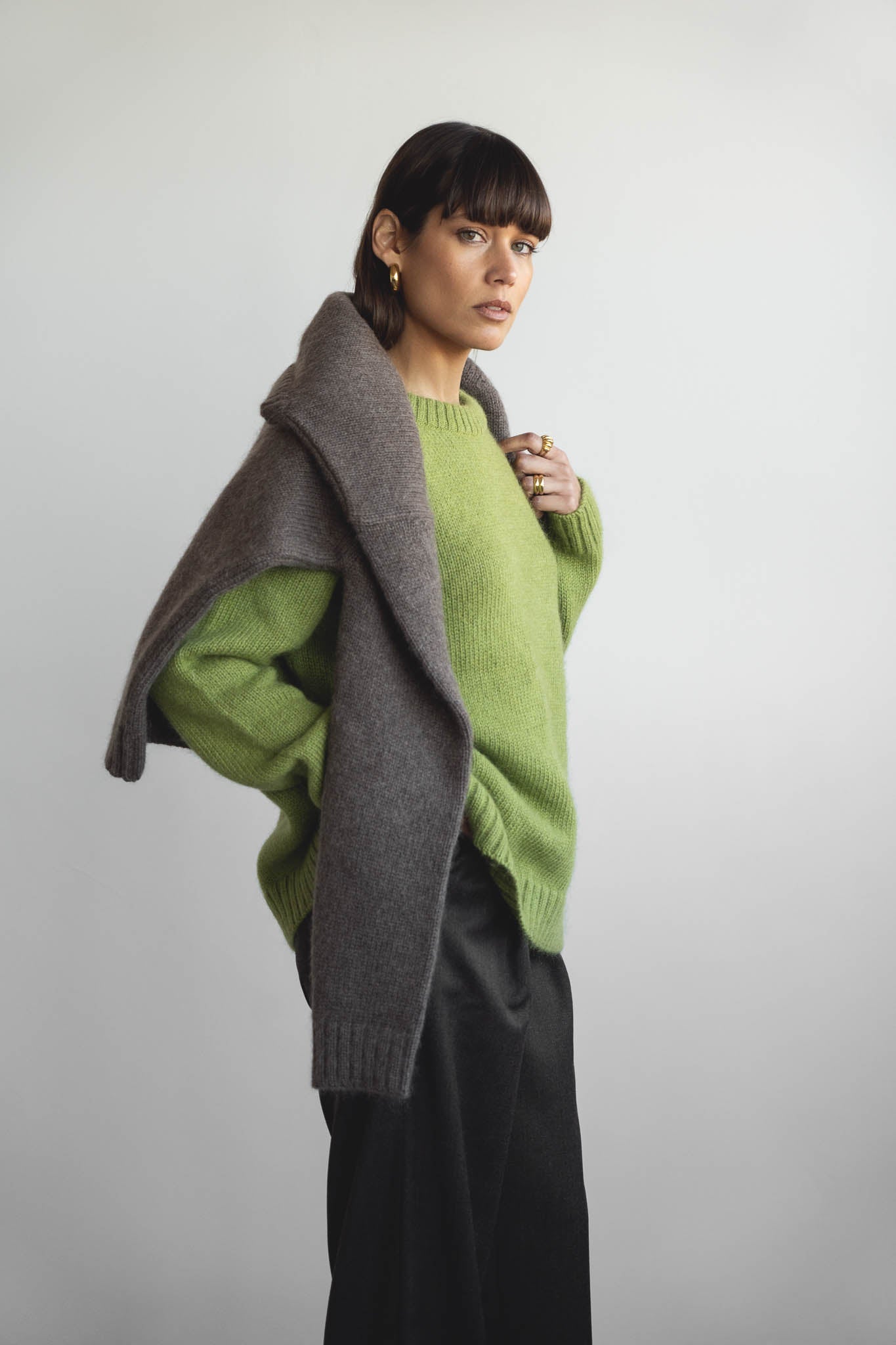 Claudia Alpaca Pistachio Jumper - Näz - Sustainable Fashion Made in Portugal
