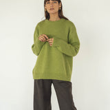 Claudia Alpaca Pistachio Jumper - Näz - Sustainable Fashion Made in Portugal
