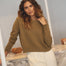 Claudia Cotton Olive Crewneck - Näz - Sustainable Fashion Made in Portugal