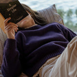 Claudia Eggplant Alpaca Crewneck - Näz-Sustainable Fashion Made in Portugal