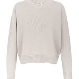 Claudia Grey Cotton Crewneck - Näz - Sustainable Fashion Made in Portugal