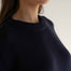 Claudia Navy Cotton Crewneck - Näz - Sustainable Fashion Made in Portugal