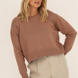 Claudia Rose Cotton Crewneck - Näz - Sustainable Fashion Made in Portugal