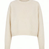 Claudia White Alpaca Crewneck - Näz-Sustainable Fashion Made in Portugal