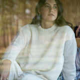 Claudia White Alpaca Crewneck - Näz-Sustainable Fashion Made in Portugal