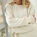 Claudia White Alpaca Jumper - Näz-Sustainable Fashion Made in Portugal