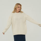 Claudia White Alpaca Jumper - Näz-Sustainable Fashion Made in Portugal