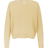 Claudia Yellow Cotton Sweater - Näz - Sustainable Fashion Made in Portugal