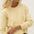 Claudia Yellow Cotton Sweater - Näz - Sustainable Fashion Made in Portugal
