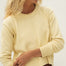 Claudia Yellow Cotton Sweater - Näz - Sustainable Fashion Made in Portugal