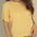 Dawn Yellow Cotton T-shirt - Näz - Sustainable Fashion Made in Portugal