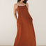 Eline Terracota Linen Dress - Näz - Sustainable Fashion Made in Portugal
