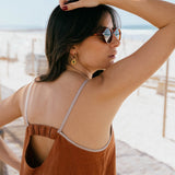 Eline Terracota Linen Dress - Näz - Sustainable Fashion Made in Portugal