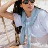 Elise White Tencel Shorts - Näz - Sustainable Fashion Made in Portugal