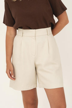 Elise White Tencel Shorts - Näz - Sustainable Fashion Made in Portugal