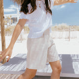 Elise White Tencel Shorts - Näz - Sustainable Fashion Made in Portugal