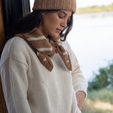 Ellie Striped Camel Beanie - Näz-Sustainable Fashion Made in Portugal