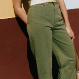 Elsa Green Denim Trousers - Näz - Sustainable Fashion Made in Portugal