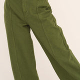 Elsa Green Denim Trousers - Näz - Sustainable Fashion Made in Portugal