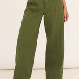 Elsa Green Denim Trousers - Näz - Sustainable Fashion Made in Portugal