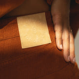 Elsa Orange Corduroy Trousers - Näz - Sustainable Fashion Made in Portugal