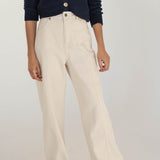 Elsa White Denim Trousers - Näz - Sustainable Fashion Made in Portugal
