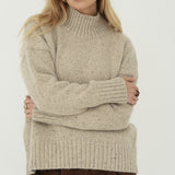 Emma Merino Neps Beige - Näz-Sustainable Fashion Made in Portugal