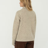 Emma Merino Neps Beige - Näz-Sustainable Fashion Made in Portugal