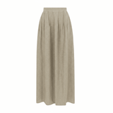 Freya Beige Linen Skirt - Näz - Sustainable Fashion Made in Portugal