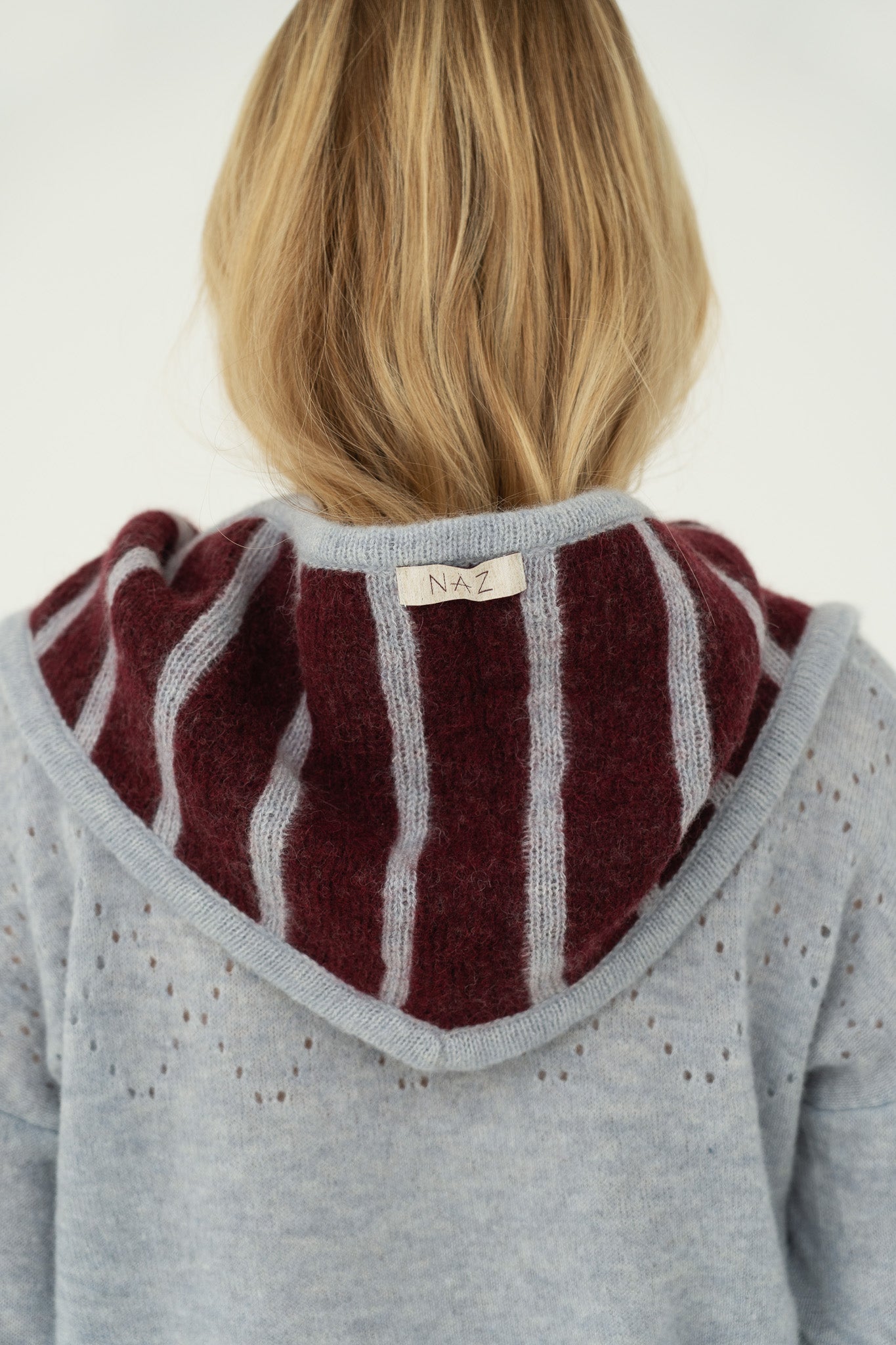 Frida Blue Neck Scarf - Näz-Sustainable Fashion Made in Portugal