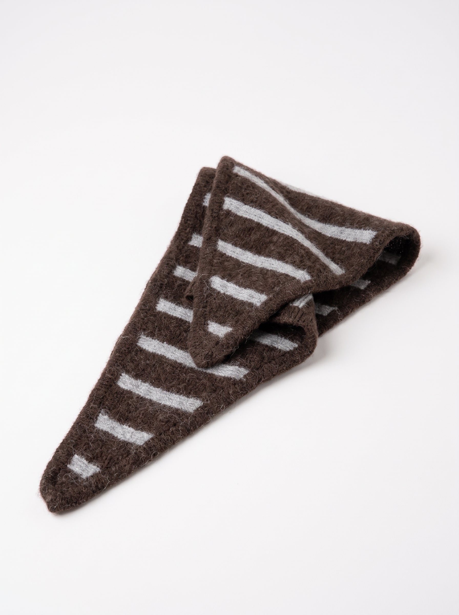 Frida Brown Neck Scarf - Näz-Sustainable Fashion Made in Portugal