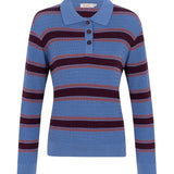 Leo Blue Cotton Polo - Näz-Sustainable Fashion Made in Portugal