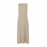 Leonie Beige Linen Dress - Näz - Sustainable Fashion Made in Portugal