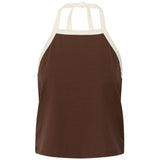 Liv Brown Jersey Top - Näz - Sustainable Fashion Made in Portugal