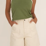 Liv Green Jersey Top - Näz - Sustainable Fashion Made in Portugal