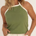 Liv Green Jersey Top - Näz - Sustainable Fashion Made in Portugal